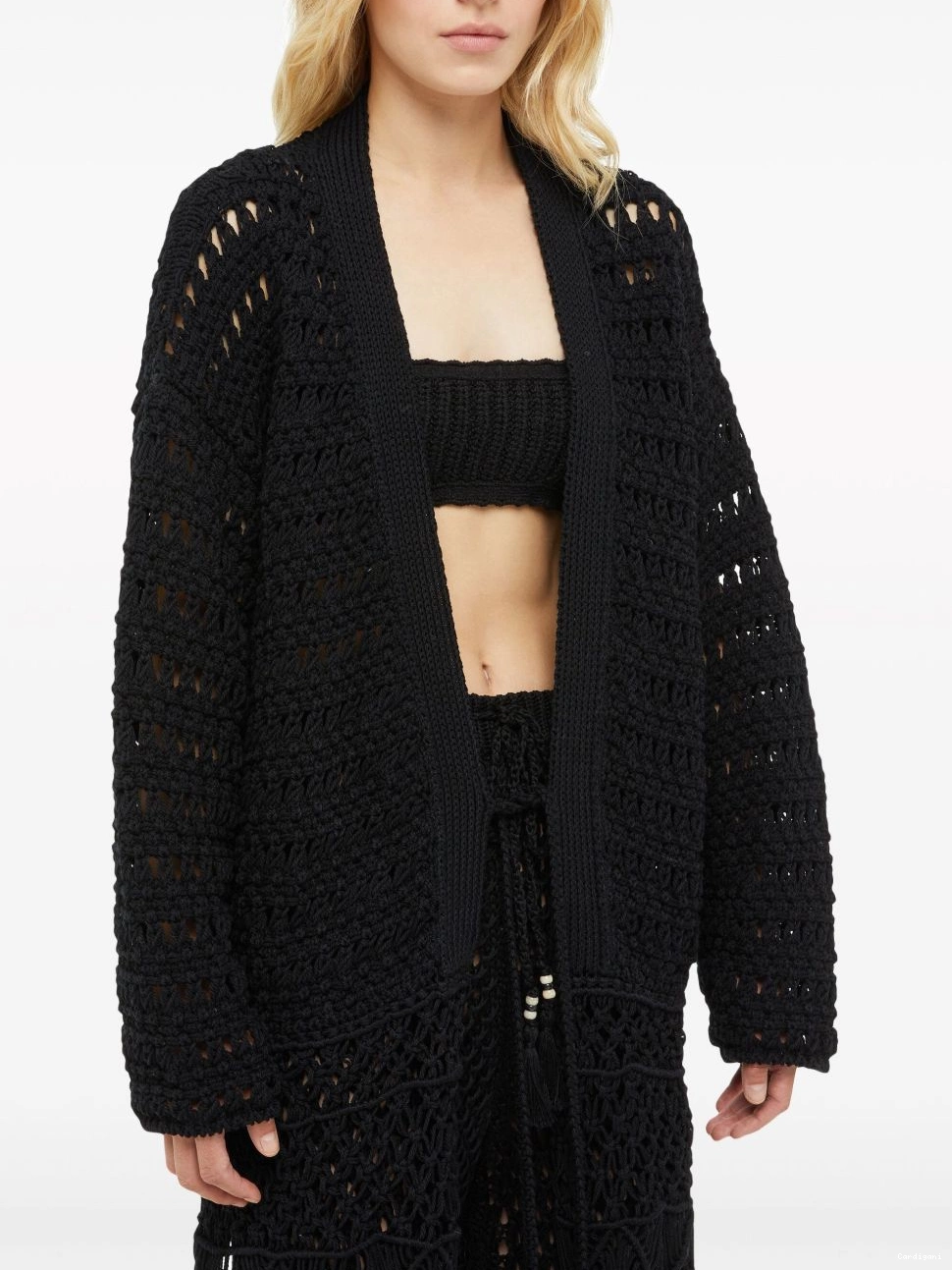 Cheap Women India To fringed Love Letter cardigan Alanui 0427